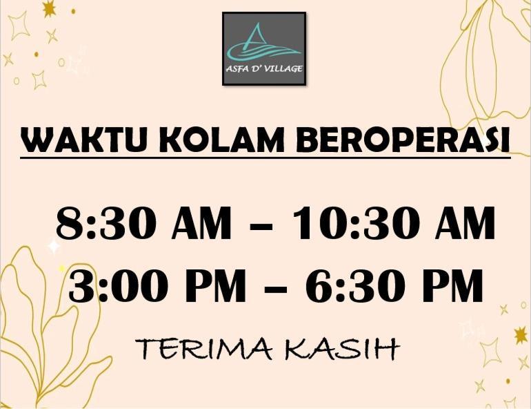 Asfa D Village - Resort - Homestay - Family Room Kemasik المظهر الخارجي الصورة